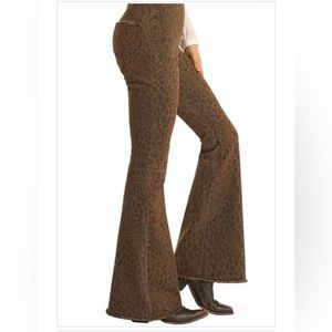 Rock and Roll stretch pull on flare jeans
